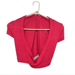 Urban Outfitters Hot Pink Crop Top